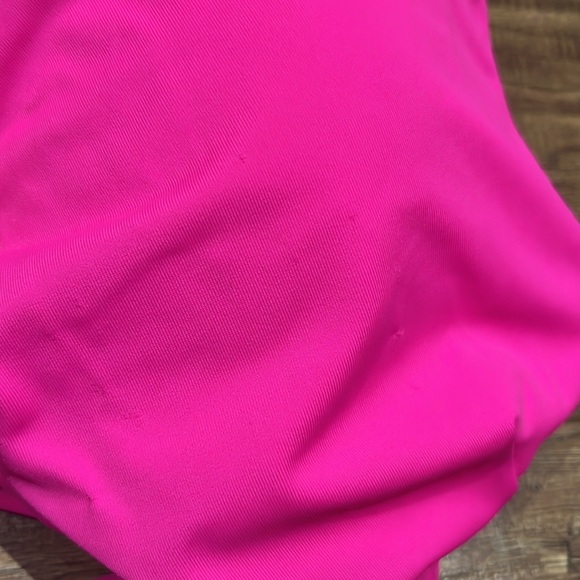 Neon pink wrap around tie up padded bikini top - Picture 6 of 10